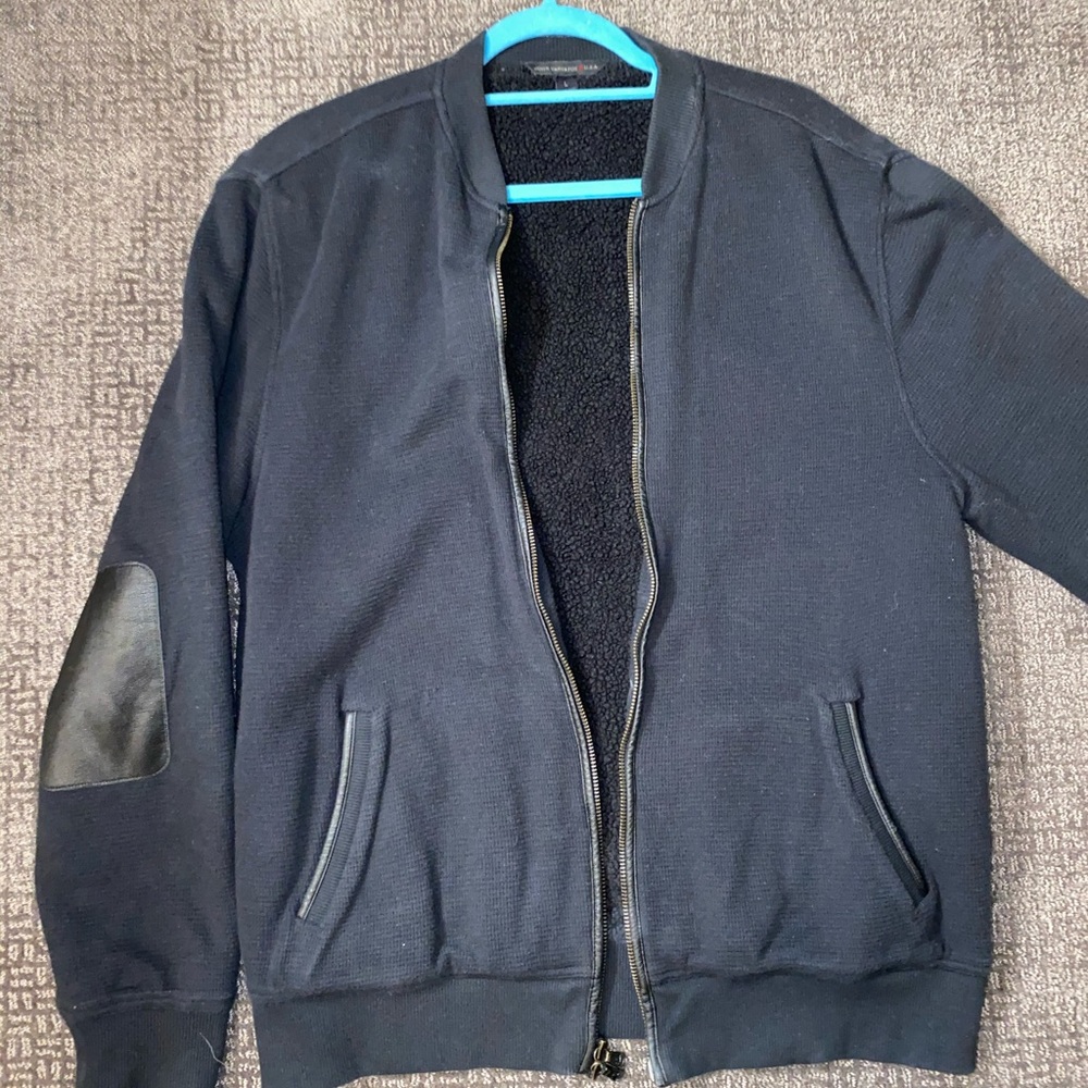 John Varvatos Sherpa Lined Bomber